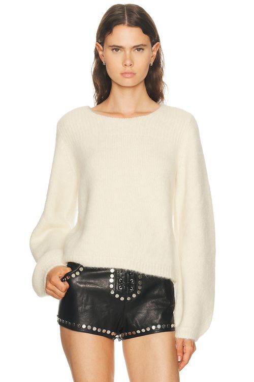 Isabel Marant Paulane Sweater in Ecru - Cream. 36 also