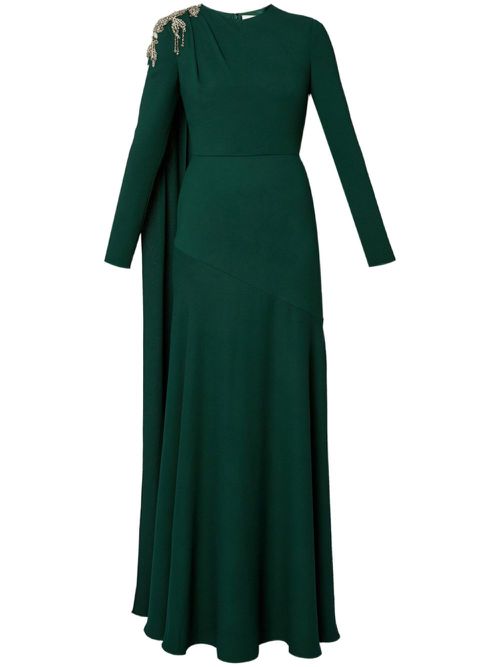Long-sleeve gown - Green
