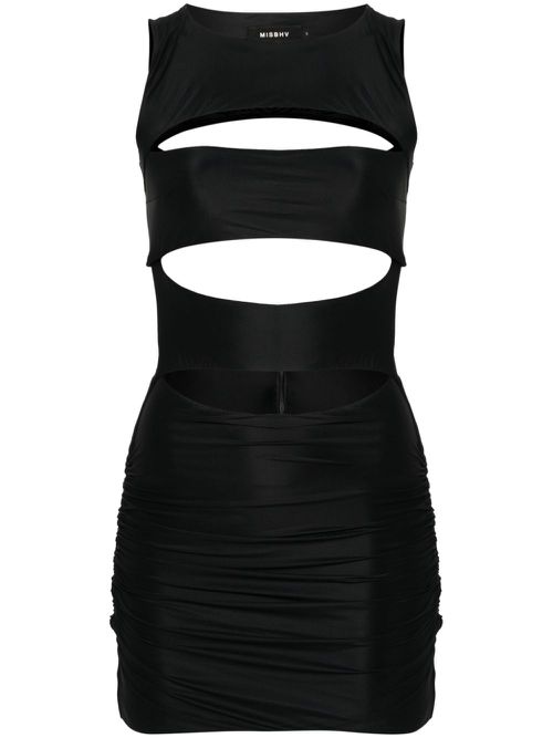 Cut-out mini dress - Black