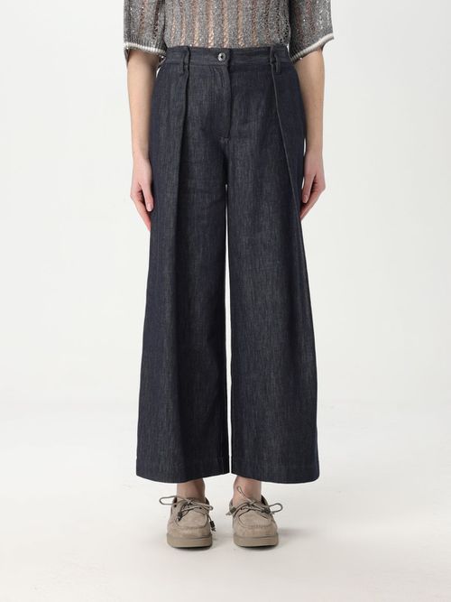 Pants Woman color Blue