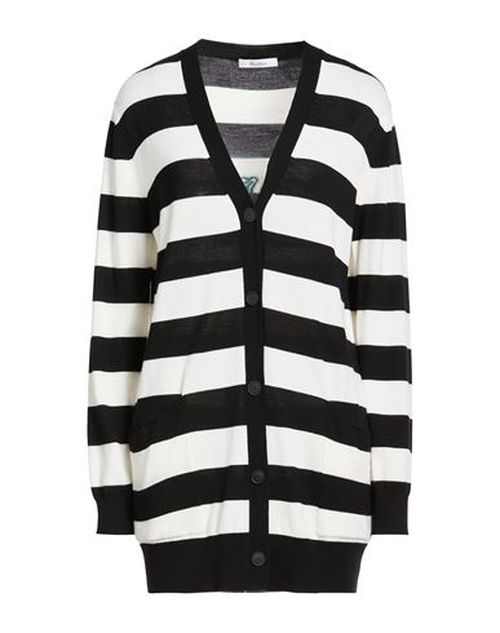 Woman Cardigan Black Size L Virgin Wool