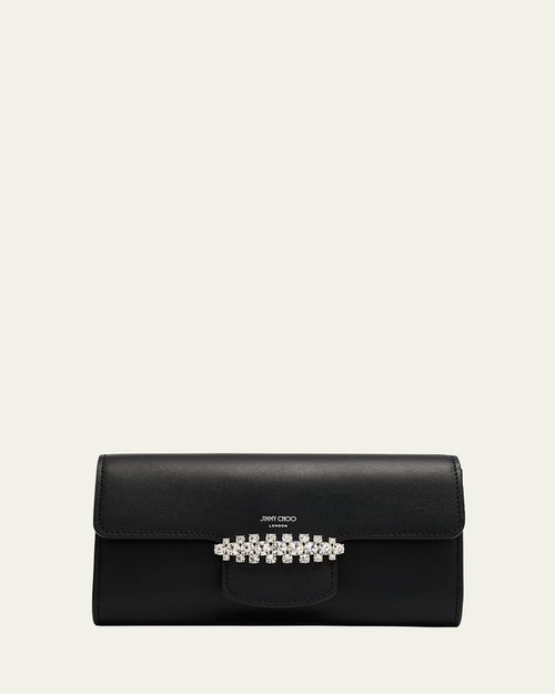 Bing Crystal Smooth Leather Wallet