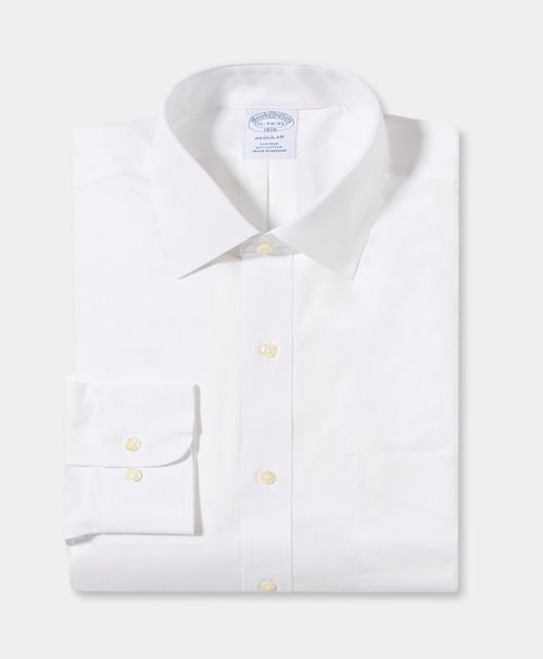 Regular Fit Non-iron Oxford Pinpoint Shirt With Ainsley Collar