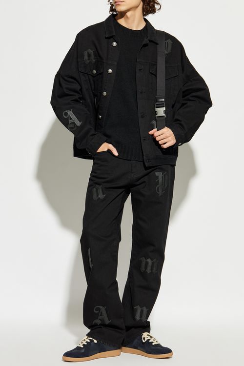 Sweater With A Round Neckline, Men's, Black