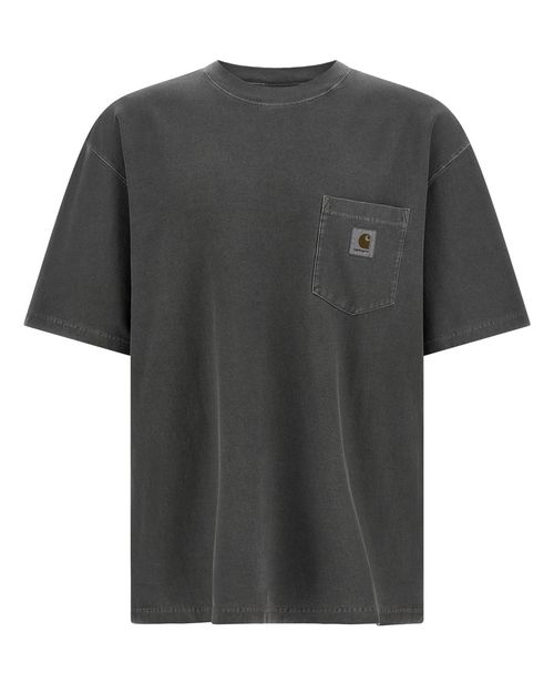 Garment-Dyed Organic Cotton T-Shirt — Black