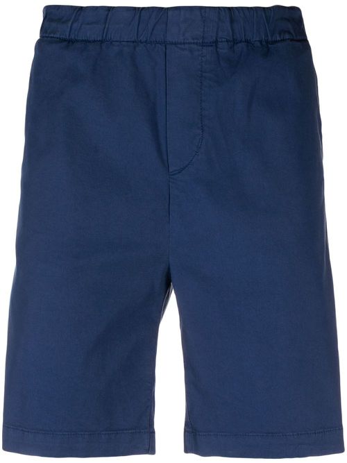Logo-patch bermuda shorts - Blue