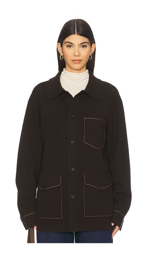 Guest In Residence Industry Jacket in Burnt Cocoa & Almond. L also in
