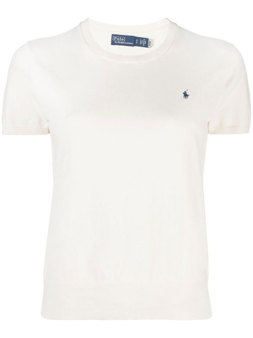 Polo Pony short-sleeve jumper - Neutrals
