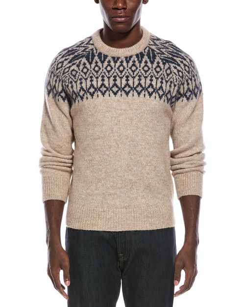 Alpaca & Wool-Blend Crewneck Sweater