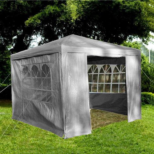 TEMU Garden Grey Gazebo Marquee Awning Beach Party Camping Tent Canopy 3 X
