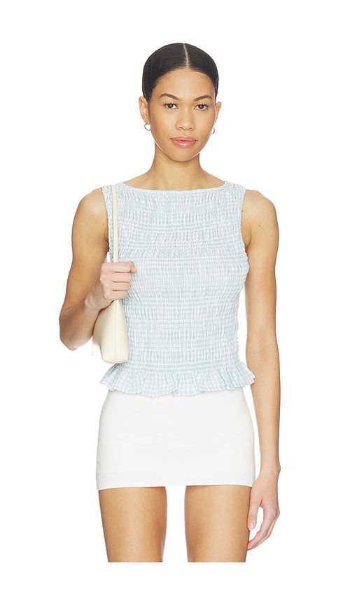 Elodie the Label Tegan Top in Baby Blue. - S also in XS, M