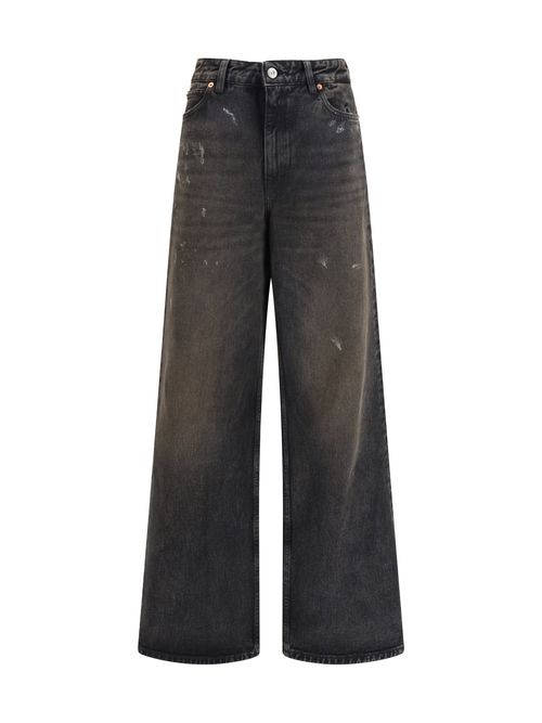 Full Cut Nebula Wash Jeans — Gray