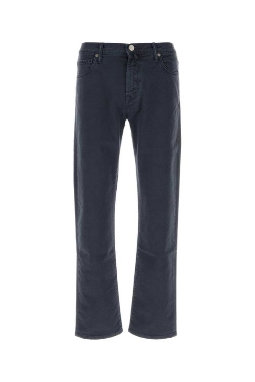 Navy Blue Stretch Denim Jeans