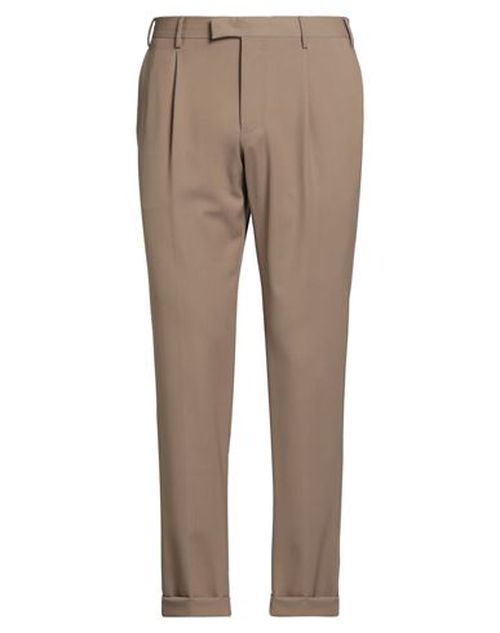 Man Pants Khaki Size 36 Polyester, Wool, Elastane