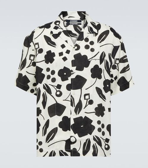 Jean printed linen shirt
