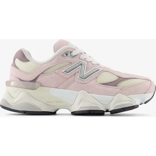 Girl's New Balance Girls 9060 Lace Trainers in Pink