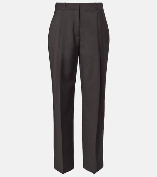Mikkela high-rise wool and mohair pants
