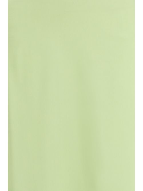 Fluid Silk Skirt — Green