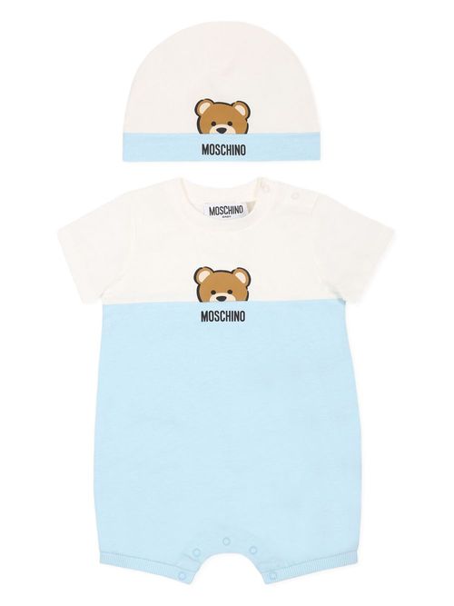 Logo-print body - Blue