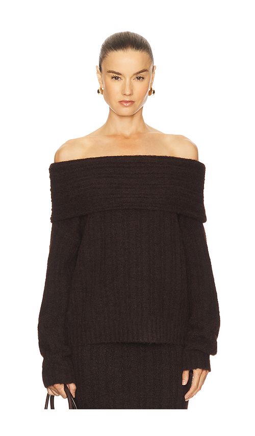 Line & Dot Ophelie Sweater in Chocolate. XS. Also in L