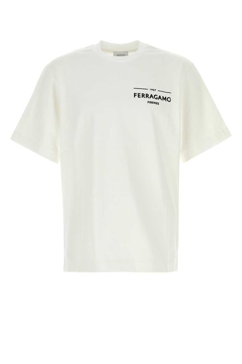 Logo-Embroidered Cotton T-Shirt — White