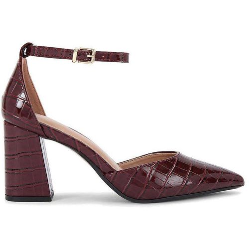 Carvela Women's 'Refined Court' Croc Print Heels in Red