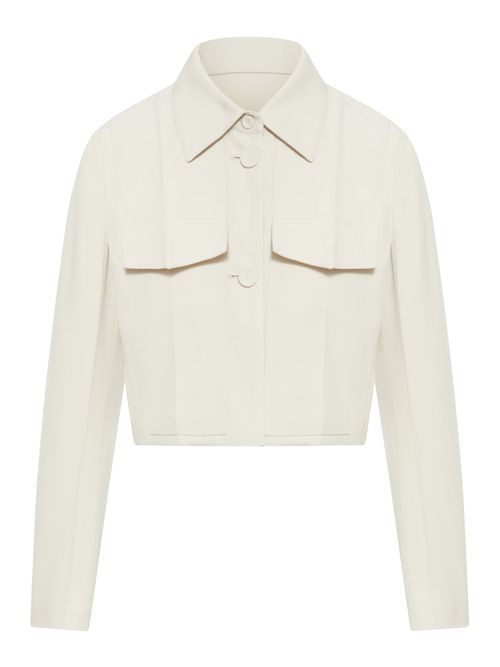 Blouson Wool Cotton Trench