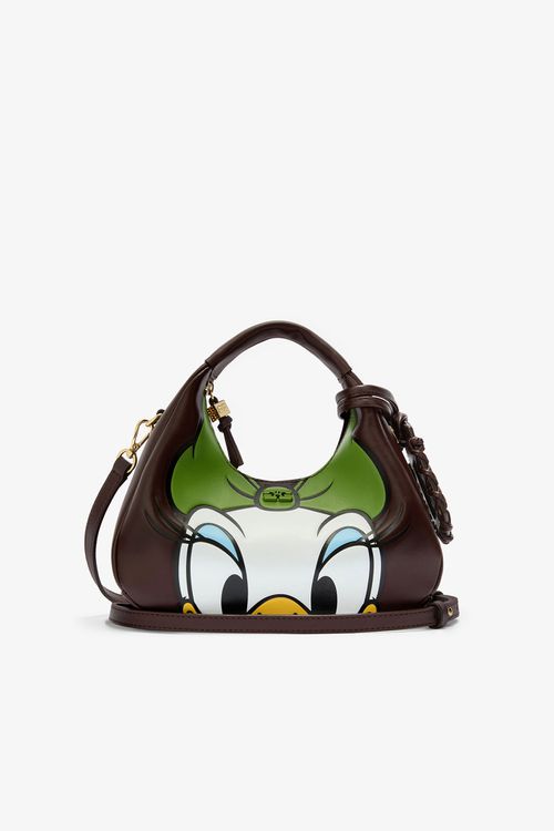 X Disney Daisy Duck Mini Hobo Bag in Brown