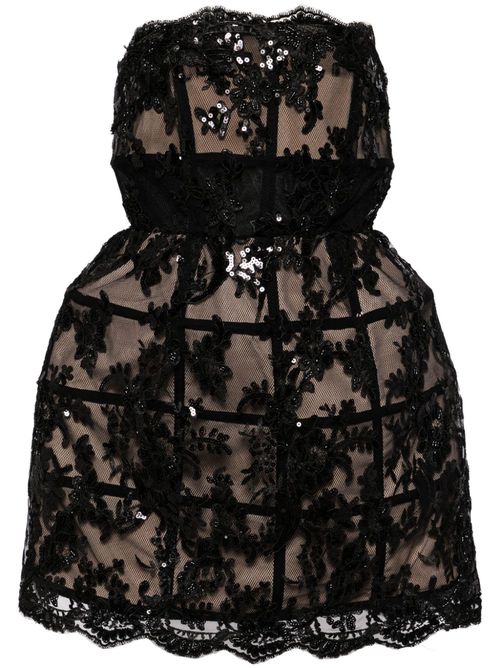 Gerda sequin-embellished minidress - Black
