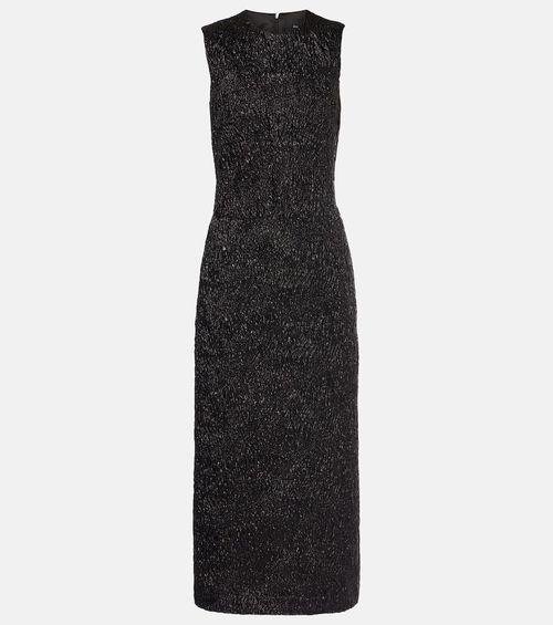 Cloqué midi dress
