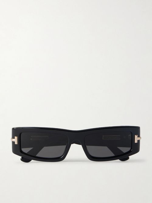 Square-frame Acetate Sunglasses