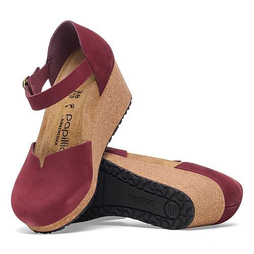 Papillio by Mary Leather Wedge