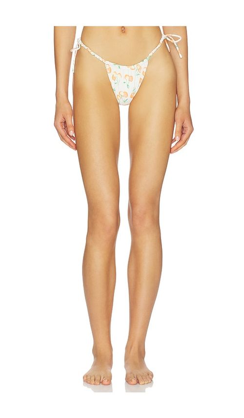 Montce X Elsa Hosk Brasil Side Tie Bikini Bottom in Cream. - S also in XS, M