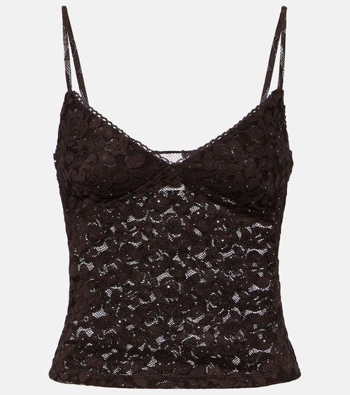 Daisy floral lace top