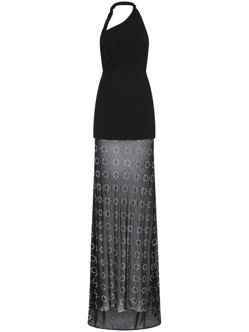 Ellasandra halter gown - Black