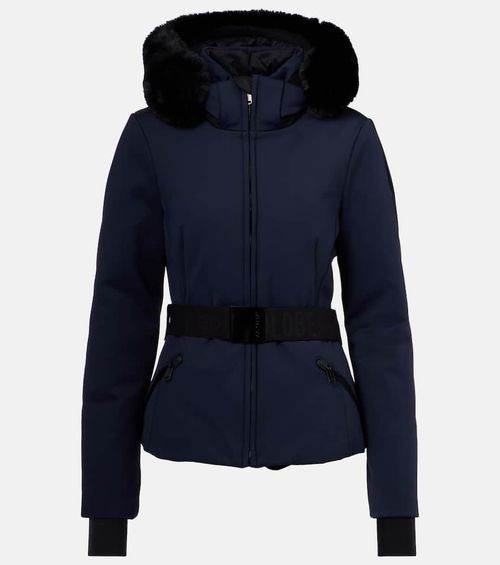 Hida faux fur-trimmed down ski jacket