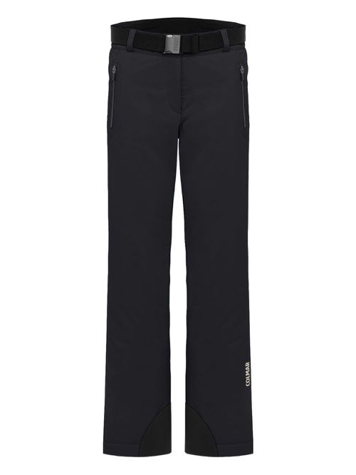 Belted padded ski pants - Black