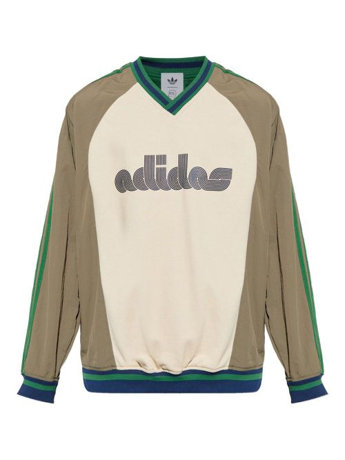 X Brain Dead Originals colour-block logo sweatshirt - Green