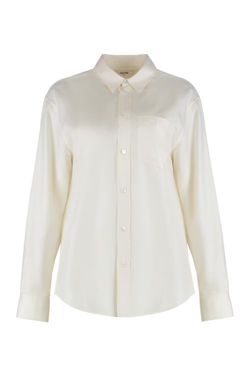 Relaxed Shirt in Silk Twill