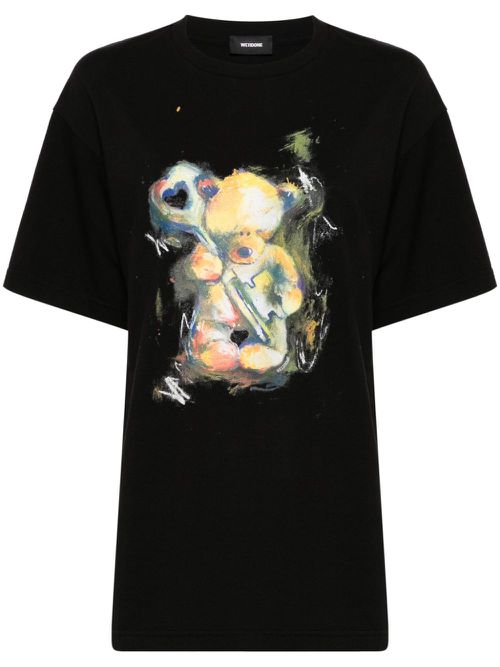 Teddy printed T-shirt - Black