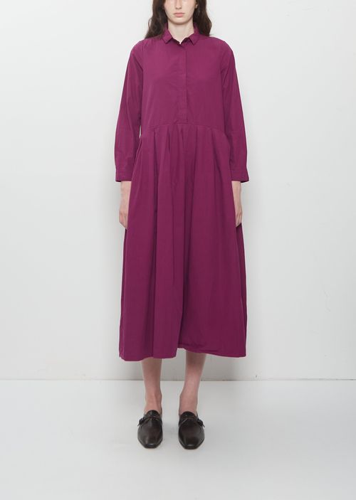 Bergfabel Lena Cotton Dress Raspberry Stripe