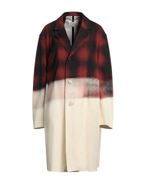 Woman Overcoat & Trench Coat Burgundy Size 10 Cotton