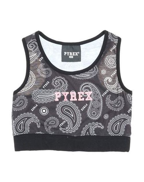 Kid Girl Top Black Size 12 Polyester, Elastane