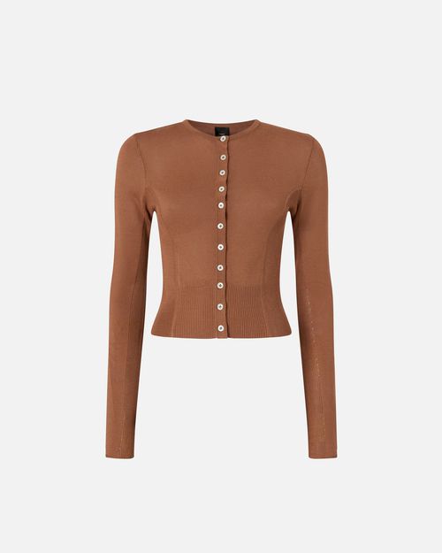 Cardigan with mother-of-pearl buttons - M