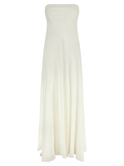 Silk Chiffon Dress — White