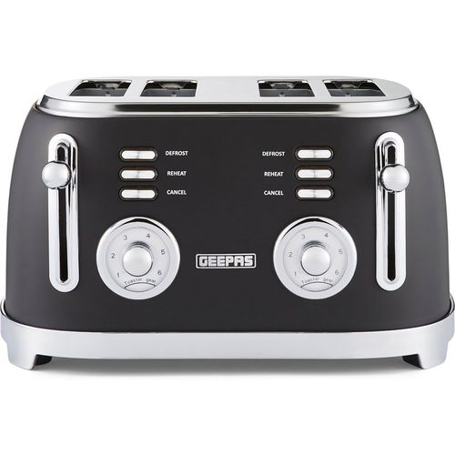 Retrovive Collection 4 Slice Bread Toaster Wide Slots