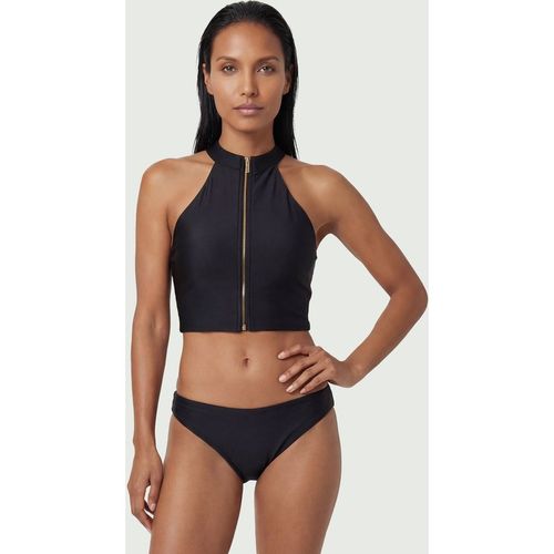 Karen Millen Womens High Waist Bikini Bottoms - Black Polyamide - Large