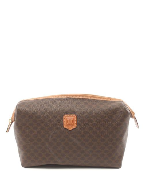 Céline Pre-Owned 여성 2000s Macadam clutch bag - Brown 900634