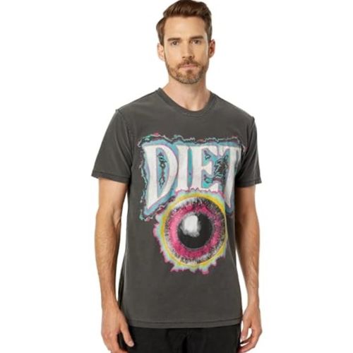 Eyeball T-Shirt Men's Vintage Black Graphic Print FROG276