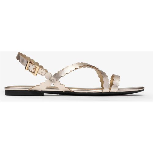 Clarks Womens Kediri Strap Gold Sandals - Silver